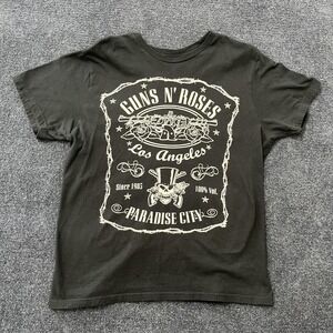 Guns N Roses Shirt Mens Medium Black Los Angeles Paradise City Band Tee
